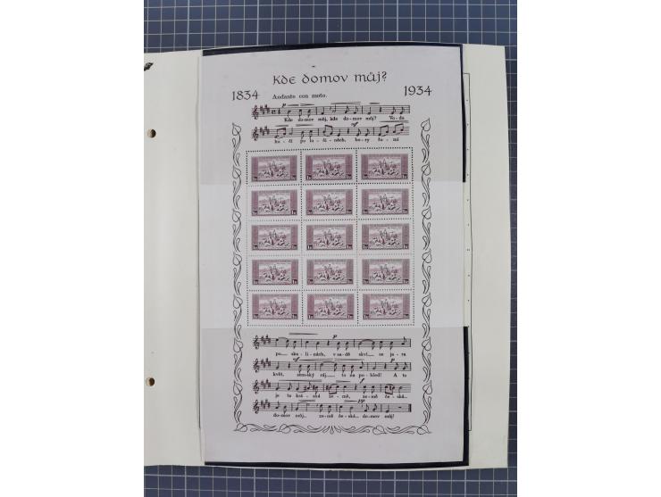 1918/59, interesting, mostly unused and mint never hinged collection, with some better Revolutionery Issues, different waterm