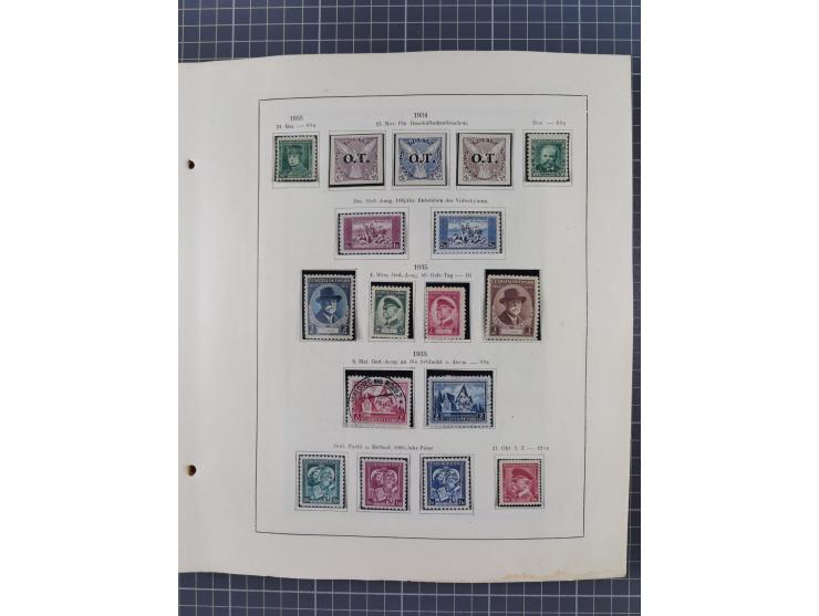 1918/59, interesting, mostly unused and mint never hinged collection, with some better Revolutionery Issues, different waterm