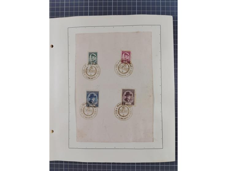 1918/59, interesting, mostly unused and mint never hinged collection, with some better Revolutionery Issues, different waterm