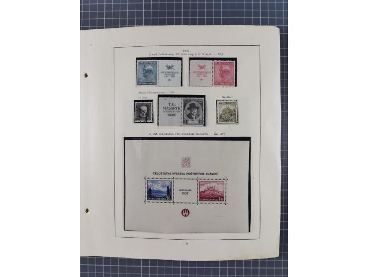 1918/59, interesting, mostly unused and mint never hinged collection, with some better Revolutionery Issues, different waterm