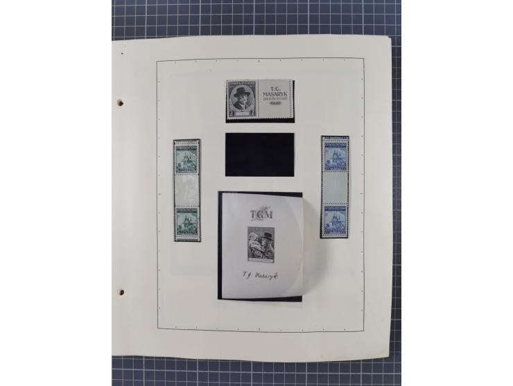 1918/59, interesting, mostly unused and mint never hinged collection, with some better Revolutionery Issues, different waterm