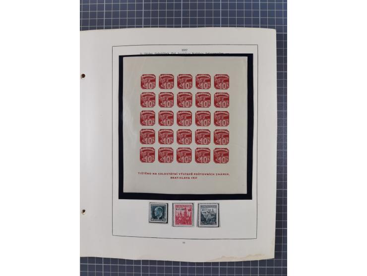 1918/59, interesting, mostly unused and mint never hinged collection, with some better Revolutionery Issues, different waterm