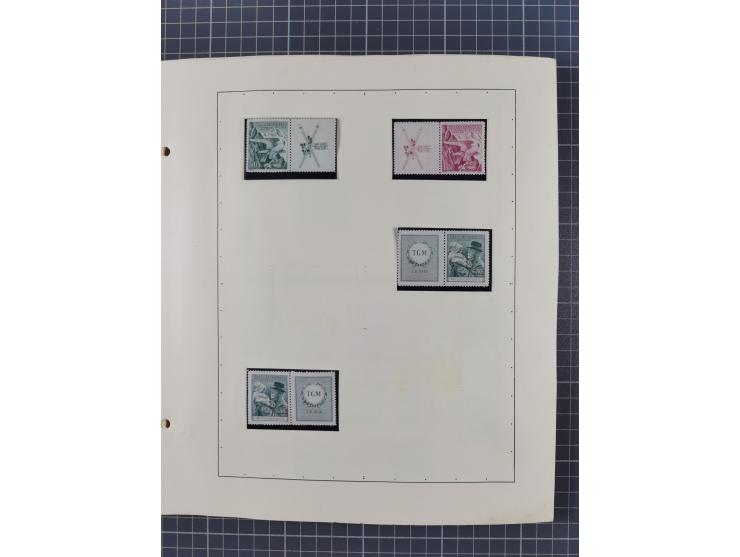 1918/59, interesting, mostly unused and mint never hinged collection, with some better Revolutionery Issues, different waterm