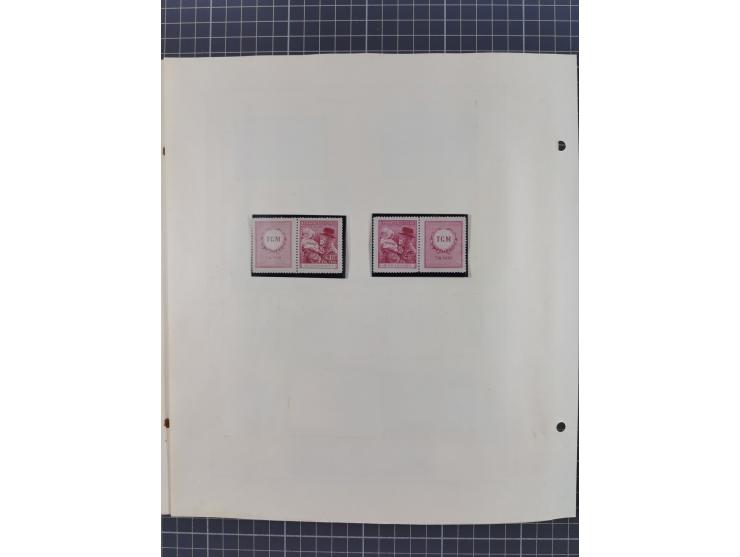 1918/59, interesting, mostly unused and mint never hinged collection, with some better Revolutionery Issues, different waterm