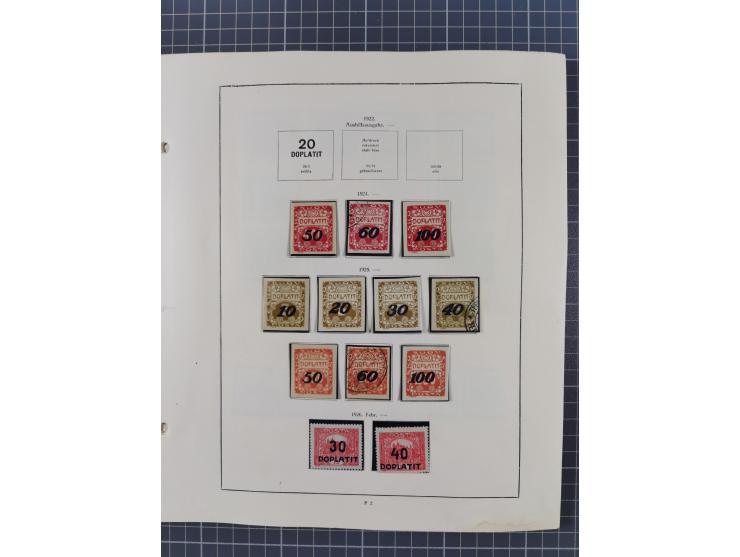 1918/59, interesting, mostly unused and mint never hinged collection, with some better Revolutionery Issues, different waterm