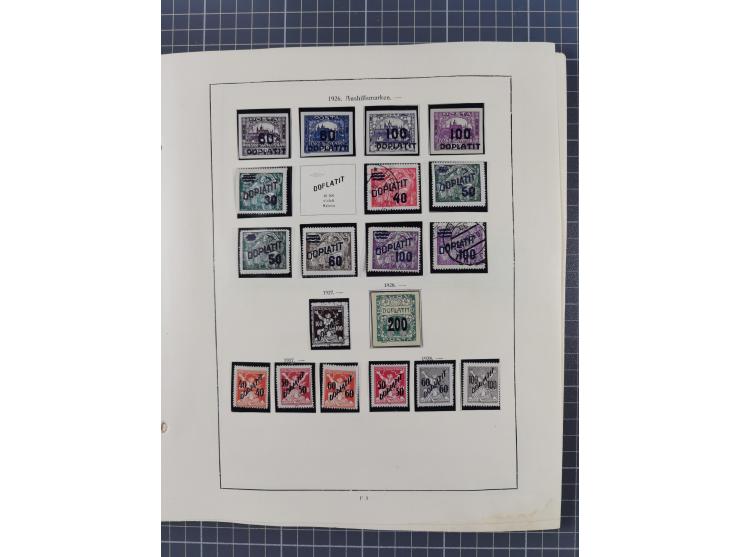 1918/59, interesting, mostly unused and mint never hinged collection, with some better Revolutionery Issues, different waterm