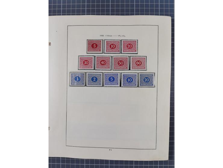 1918/59, interesting, mostly unused and mint never hinged collection, with some better Revolutionery Issues, different waterm