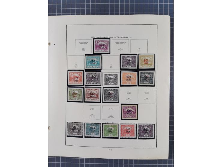 1918/59, interesting, mostly unused and mint never hinged collection, with some better Revolutionery Issues, different waterm