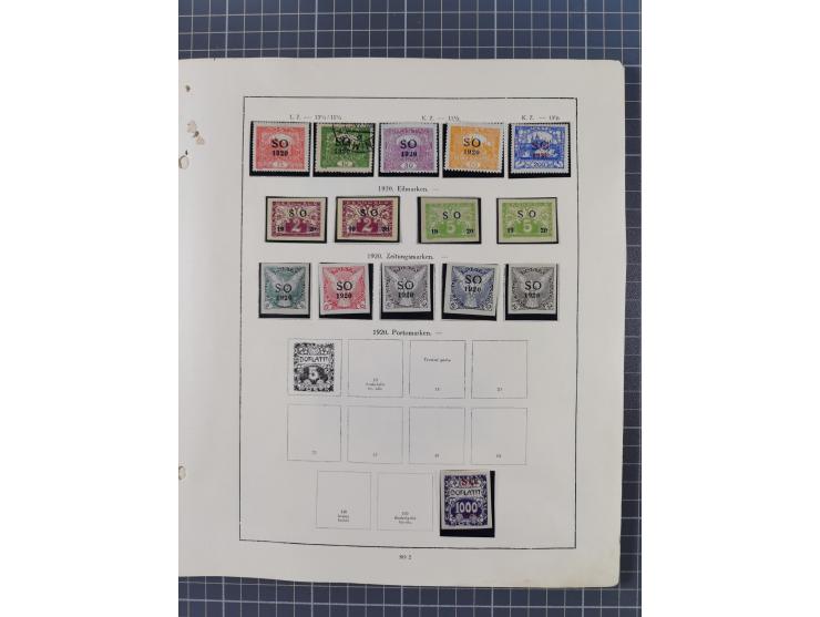 1918/59, interesting, mostly unused and mint never hinged collection, with some better Revolutionery Issues, different waterm