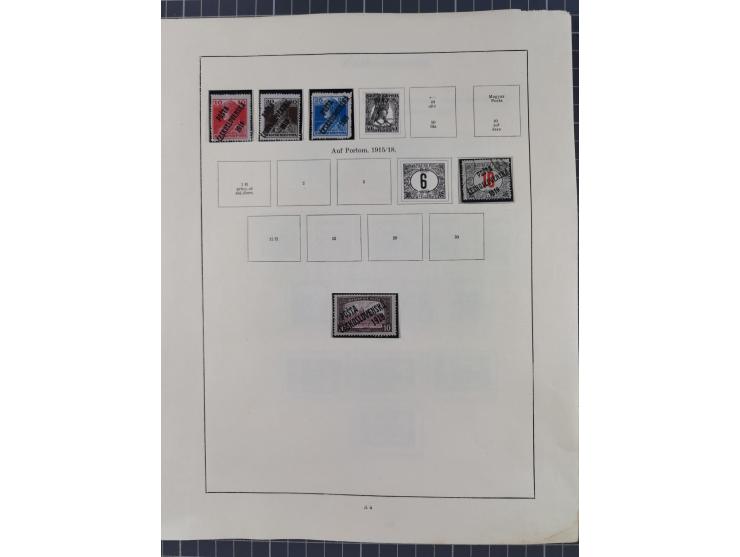 1918/59, interesting, mostly unused and mint never hinged collection, with some better Revolutionery Issues, different waterm