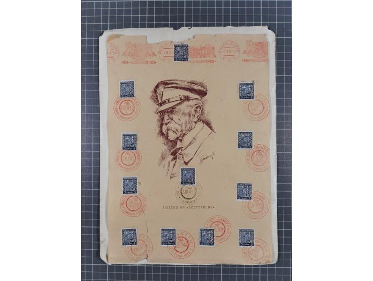 1918/59, interesting, mostly unused and mint never hinged collection, with some better Revolutionery Issues, different waterm