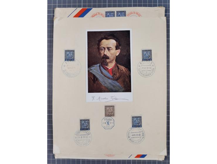 1918/59, interesting, mostly unused and mint never hinged collection, with some better Revolutionery Issues, different waterm