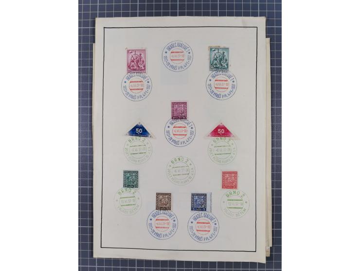 1918/59, interesting, mostly unused and mint never hinged collection, with some better Revolutionery Issues, different waterm