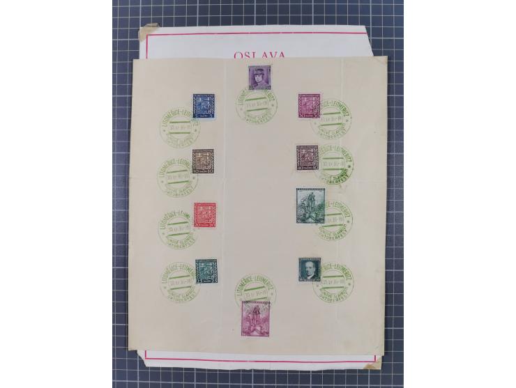 1918/59, interesting, mostly unused and mint never hinged collection, with some better Revolutionery Issues, different waterm