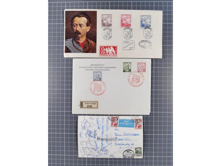 1918/59, interesting, mostly unused and mint never hinged collection, with some better Revolutionery Issues, different waterm