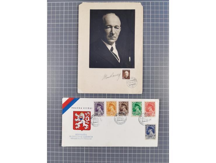 1918/59, interesting, mostly unused and mint never hinged collection, with some better Revolutionery Issues, different waterm