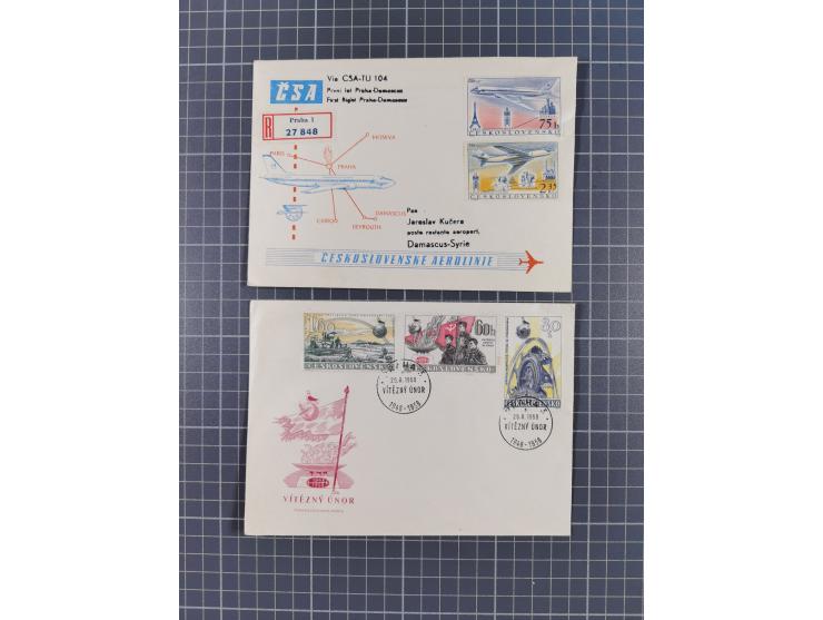 1918/59, interesting, mostly unused and mint never hinged collection, with some better Revolutionery Issues, different waterm