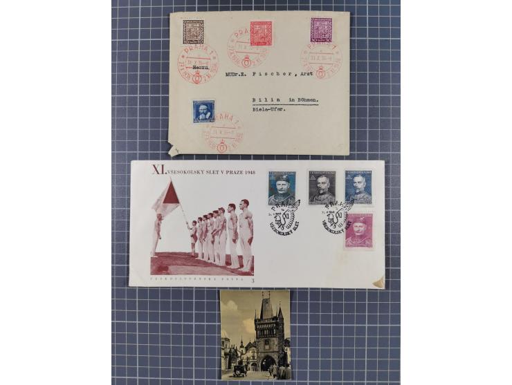 1918/59, interesting, mostly unused and mint never hinged collection, with some better Revolutionery Issues, different waterm