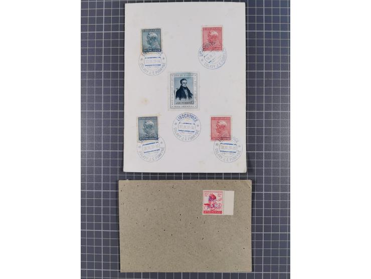 1918/59, interesting, mostly unused and mint never hinged collection, with some better Revolutionery Issues, different waterm