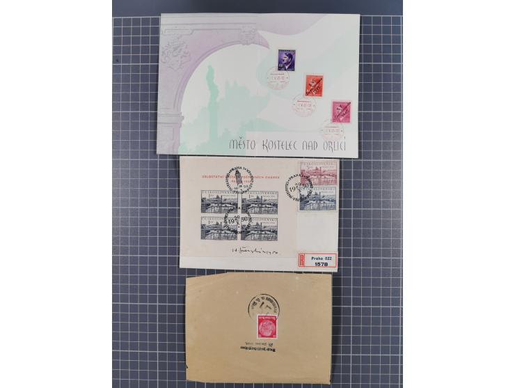 1918/59, interesting, mostly unused and mint never hinged collection, with some better Revolutionery Issues, different waterm