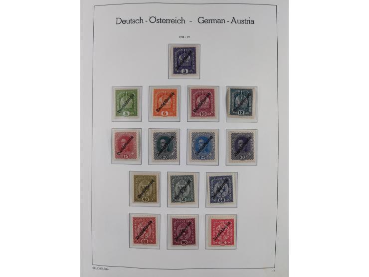 1918/69, meist postfrische Sammlung inkl. Portomarken mit einigen besseren und kpl. Ausgaben, ab ca. 1946 augenscheinlich pos