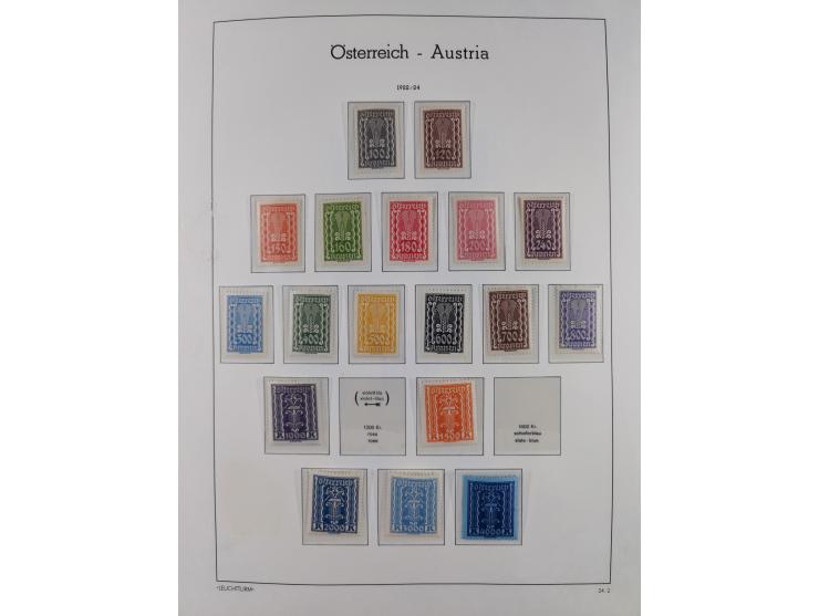 1918/69, meist postfrische Sammlung inkl. Portomarken mit einigen besseren und kpl. Ausgaben, ab ca. 1946 augenscheinlich pos