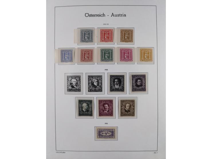 1918/69, meist postfrische Sammlung inkl. Portomarken mit einigen besseren und kpl. Ausgaben, ab ca. 1946 augenscheinlich pos