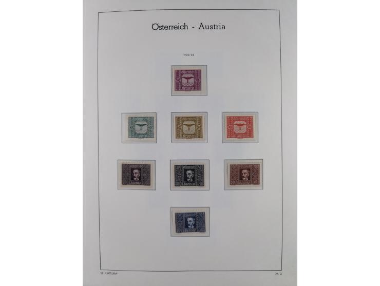 1918/69, meist postfrische Sammlung inkl. Portomarken mit einigen besseren und kpl. Ausgaben, ab ca. 1946 augenscheinlich pos