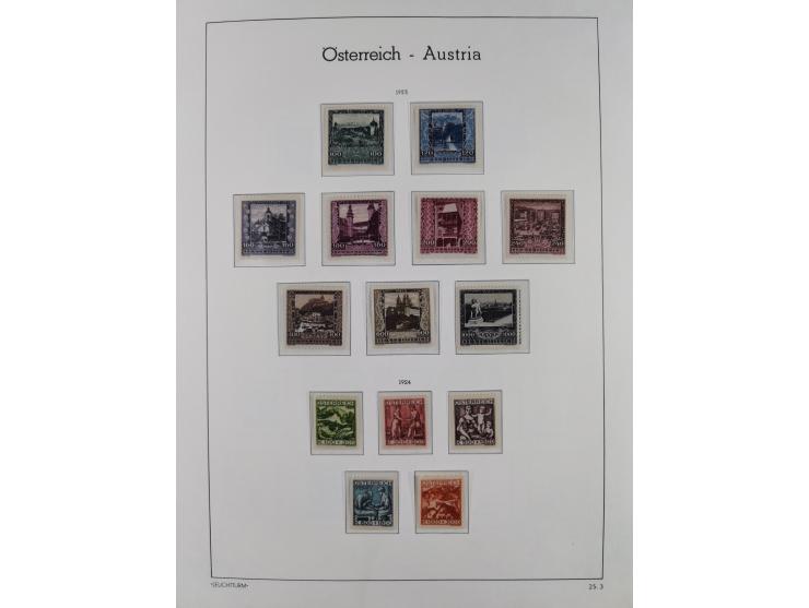 1918/69, meist postfrische Sammlung inkl. Portomarken mit einigen besseren und kpl. Ausgaben, ab ca. 1946 augenscheinlich pos