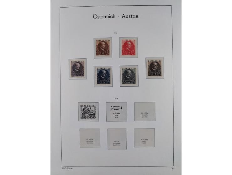 1918/69, meist postfrische Sammlung inkl. Portomarken mit einigen besseren und kpl. Ausgaben, ab ca. 1946 augenscheinlich pos