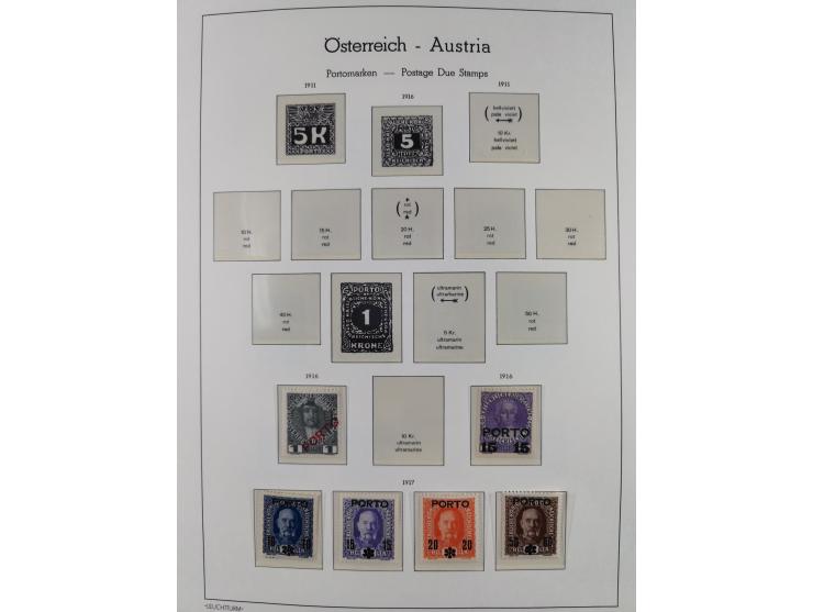 1918/69, meist postfrische Sammlung inkl. Portomarken mit einigen besseren und kpl. Ausgaben, ab ca. 1946 augenscheinlich pos