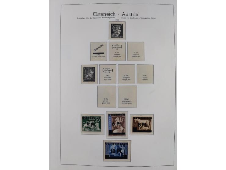 1918/69, meist postfrische Sammlung inkl. Portomarken mit einigen besseren und kpl. Ausgaben, ab ca. 1946 augenscheinlich pos