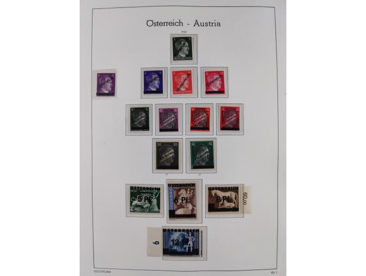 1918/69, meist postfrische Sammlung inkl. Portomarken mit einigen besseren und kpl. Ausgaben, ab ca. 1946 augenscheinlich pos