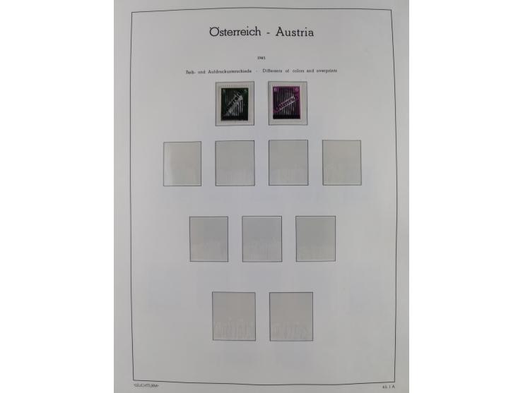 1918/69, meist postfrische Sammlung inkl. Portomarken mit einigen besseren und kpl. Ausgaben, ab ca. 1946 augenscheinlich pos