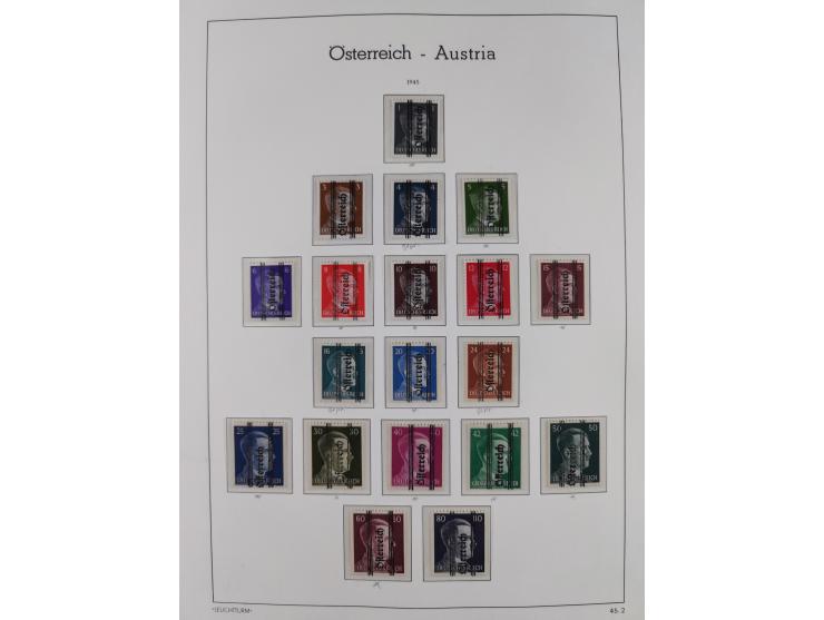 1918/69, meist postfrische Sammlung inkl. Portomarken mit einigen besseren und kpl. Ausgaben, ab ca. 1946 augenscheinlich pos