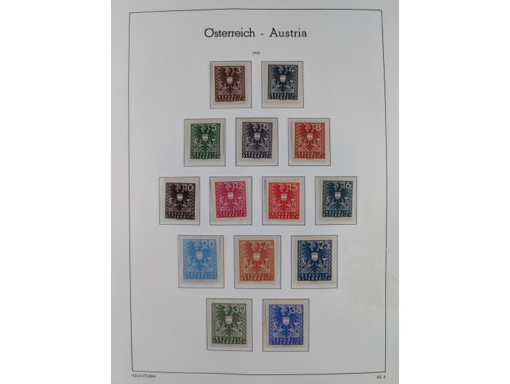 1918/69, meist postfrische Sammlung inkl. Portomarken mit einigen besseren und kpl. Ausgaben, ab ca. 1946 augenscheinlich pos