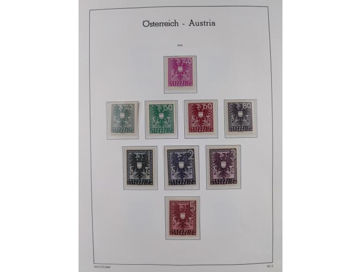 1918/69, meist postfrische Sammlung inkl. Portomarken mit einigen besseren und kpl. Ausgaben, ab ca. 1946 augenscheinlich pos