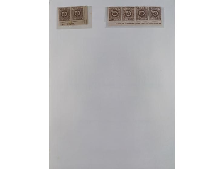 1918/69, meist postfrische Sammlung inkl. Portomarken mit einigen besseren und kpl. Ausgaben, ab ca. 1946 augenscheinlich pos