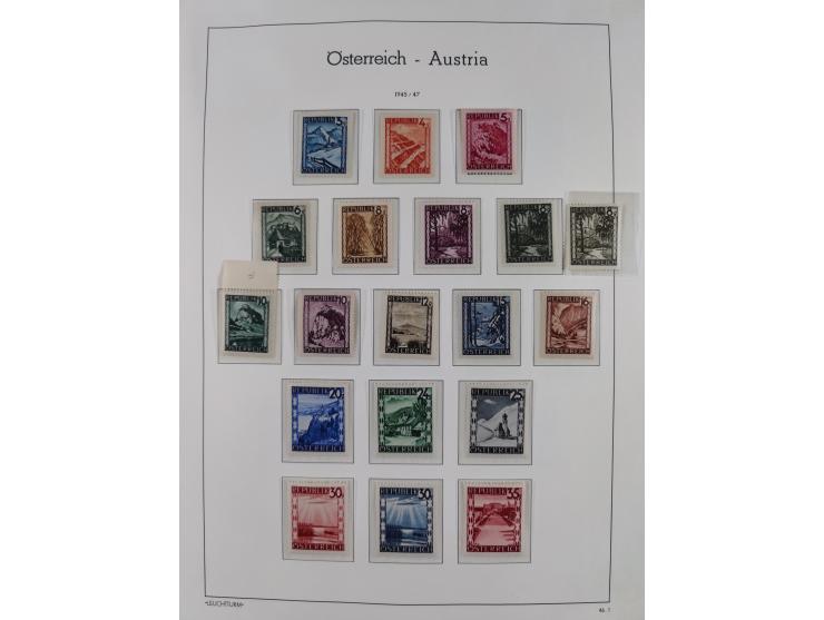 1918/69, meist postfrische Sammlung inkl. Portomarken mit einigen besseren und kpl. Ausgaben, ab ca. 1946 augenscheinlich pos