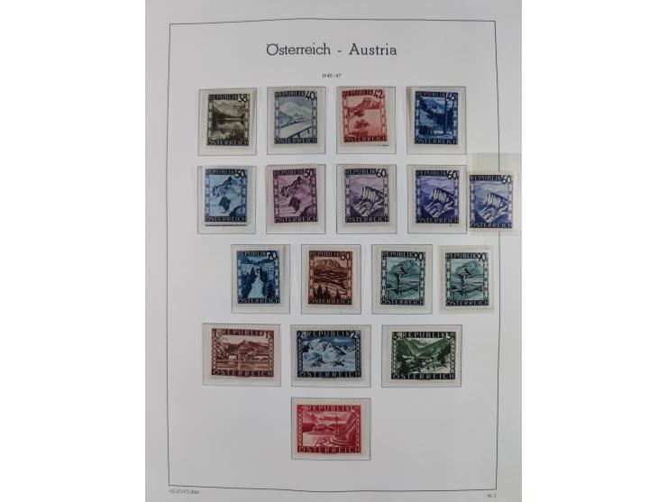 1918/69, meist postfrische Sammlung inkl. Portomarken mit einigen besseren und kpl. Ausgaben, ab ca. 1946 augenscheinlich pos