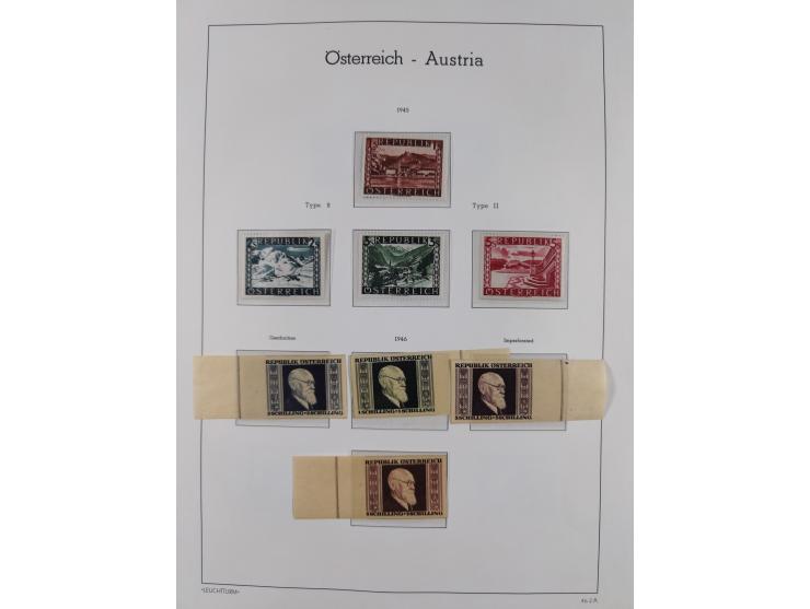 1918/69, meist postfrische Sammlung inkl. Portomarken mit einigen besseren und kpl. Ausgaben, ab ca. 1946 augenscheinlich pos