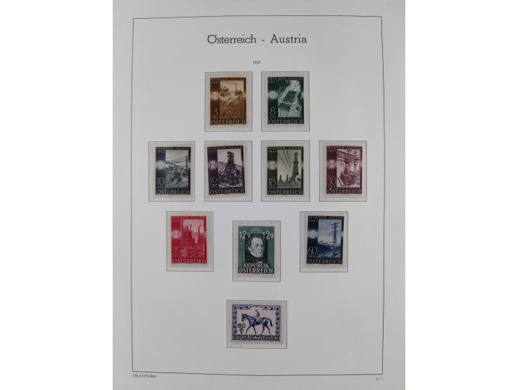 1918/69, meist postfrische Sammlung inkl. Portomarken mit einigen besseren und kpl. Ausgaben, ab ca. 1946 augenscheinlich pos