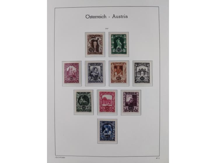 1918/69, meist postfrische Sammlung inkl. Portomarken mit einigen besseren und kpl. Ausgaben, ab ca. 1946 augenscheinlich pos