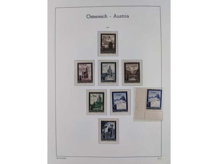 1918/69, meist postfrische Sammlung inkl. Portomarken mit einigen besseren und kpl. Ausgaben, ab ca. 1946 augenscheinlich pos