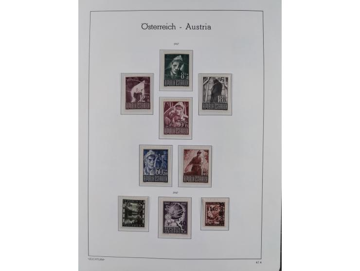 1918/69, meist postfrische Sammlung inkl. Portomarken mit einigen besseren und kpl. Ausgaben, ab ca. 1946 augenscheinlich pos