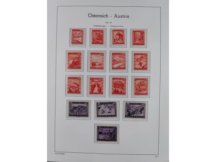 1918/69, meist postfrische Sammlung inkl. Portomarken mit einigen besseren und kpl. Ausgaben, ab ca. 1946 augenscheinlich pos