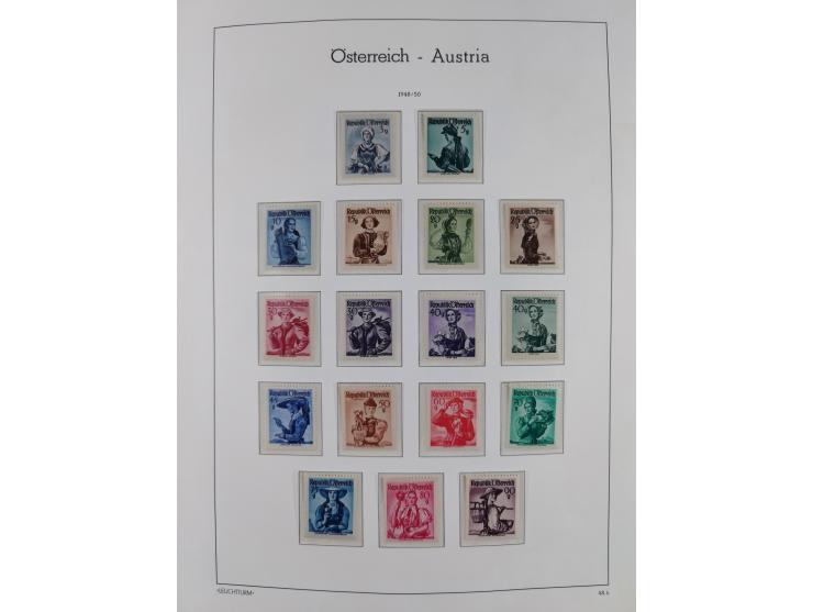 1918/69, meist postfrische Sammlung inkl. Portomarken mit einigen besseren und kpl. Ausgaben, ab ca. 1946 augenscheinlich pos