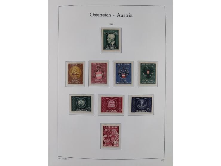 1918/69, meist postfrische Sammlung inkl. Portomarken mit einigen besseren und kpl. Ausgaben, ab ca. 1946 augenscheinlich pos