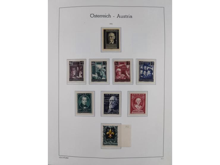 1918/69, meist postfrische Sammlung inkl. Portomarken mit einigen besseren und kpl. Ausgaben, ab ca. 1946 augenscheinlich pos