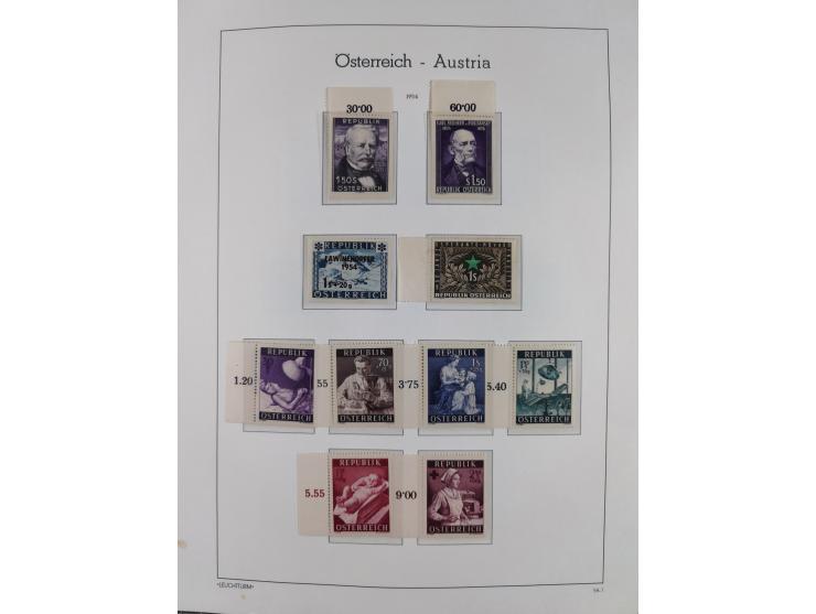 1918/69, meist postfrische Sammlung inkl. Portomarken mit einigen besseren und kpl. Ausgaben, ab ca. 1946 augenscheinlich pos